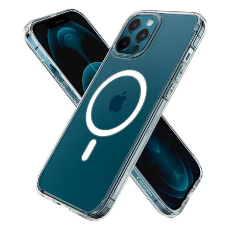 Spigen - Hülle Ultra Hybrid mit MagSafe für iPhone 12 Pro Max, weiss