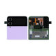 Samsung Galaxy Z Flip 4 F721B - LCD Display + Touchscreen Front Glas + Rahmen (Externe) (Bora Purple) - GH97-27947B Genuine Service Pack