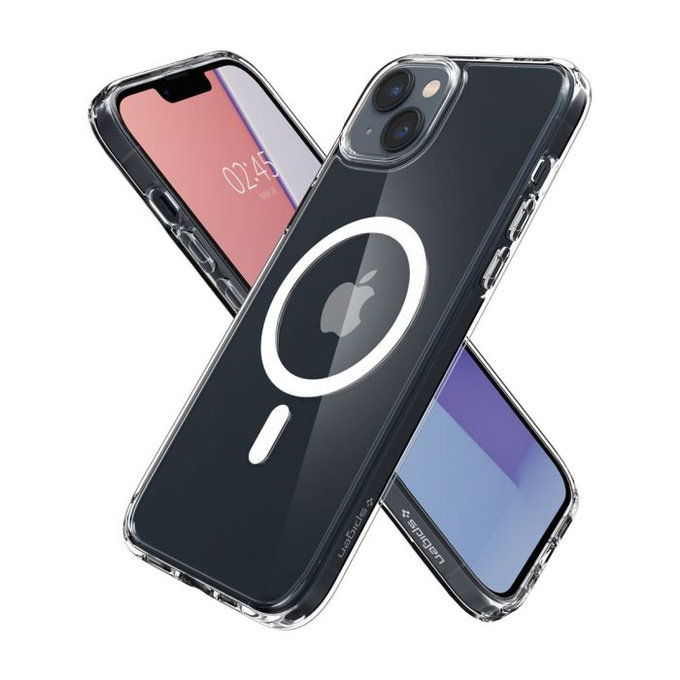Spigen - Hülle Ultra Hybrid mit MagSafe für iPhone 14 Plus, weiss