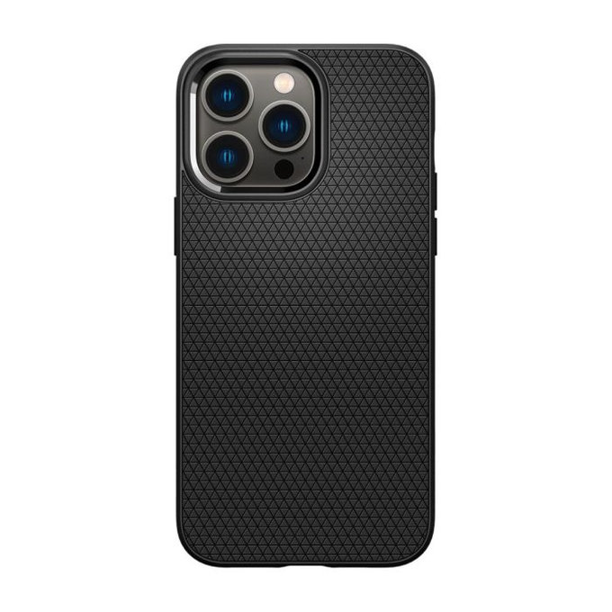 Spigen - Hülle Liquid Air für iPhone 14 Pro, schwarz