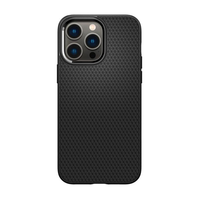 Spigen - Hülle Liquid Air für iPhone 14 Pro Max, schwarz