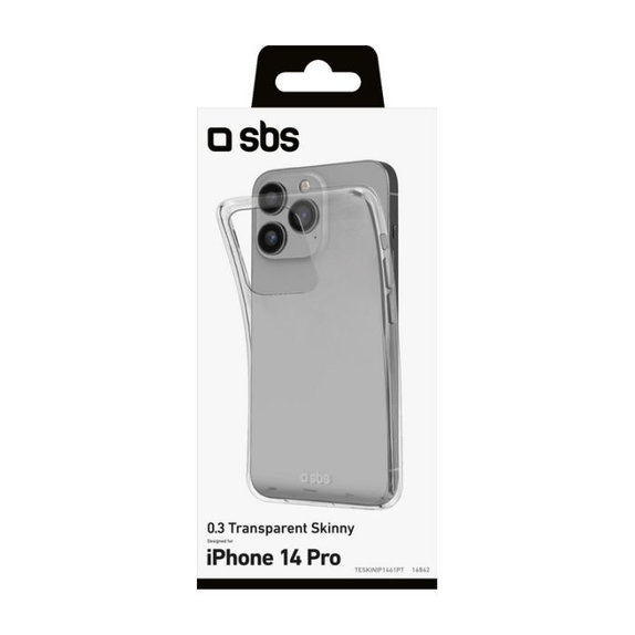 SBS - Fall Skinny für iPhone 14 Pro, transparent