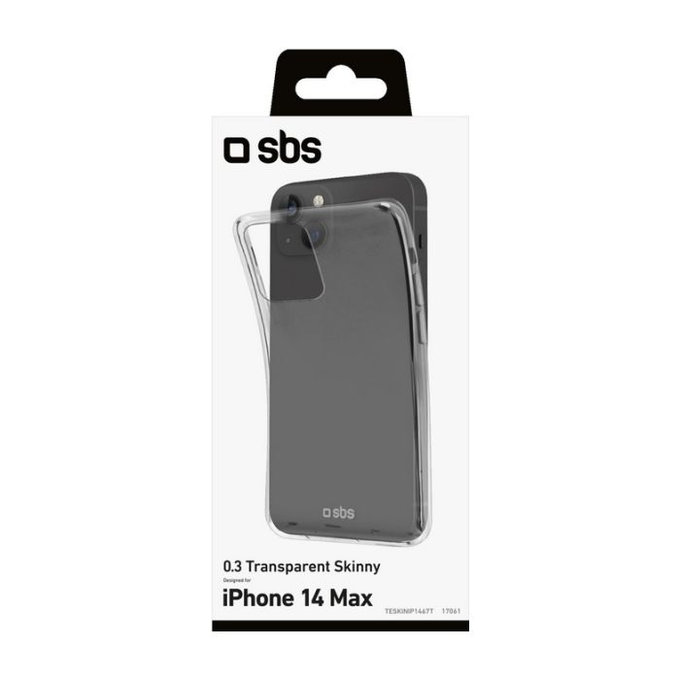 SBS - Fall Skinny für iPhone 14 Plus, transparent
