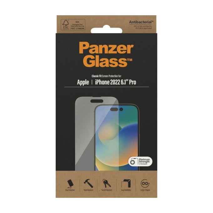 PanzerGlass - Gehärtetes Glas AB für iPhone 14 Pro