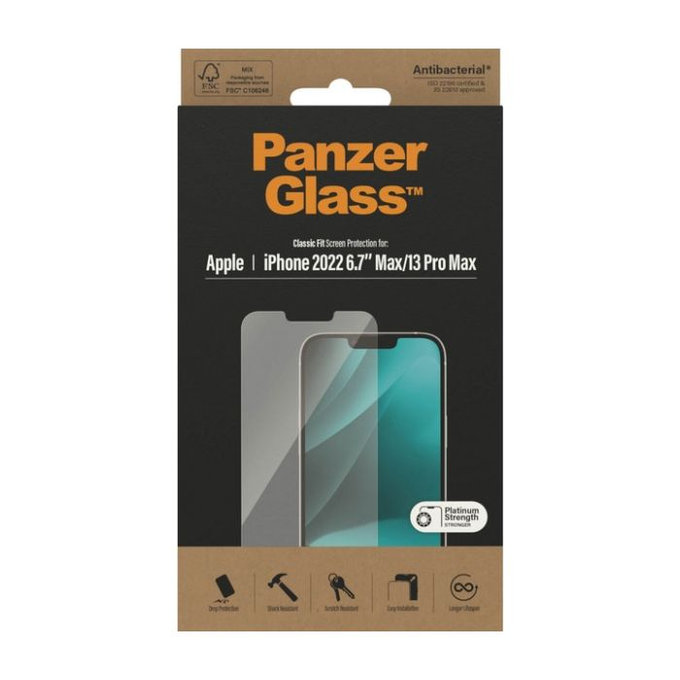 PanzerGlass - Gehärtetes Glas AB für iPhone 13 Pro Max und 14 Plus