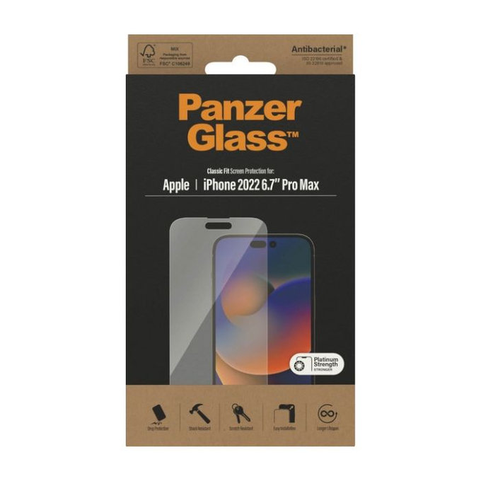 PanzerGlass - Gehärtetes Glas AB für iPhone 14 Pro Max