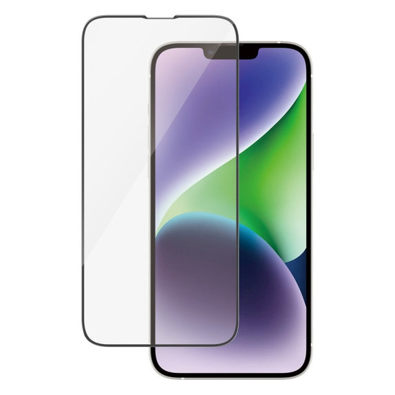 Schutzglas UWF AB mit Applikator für iPhone 14 Plus/13 Pro Max, Schwarz, PanzerGlass
