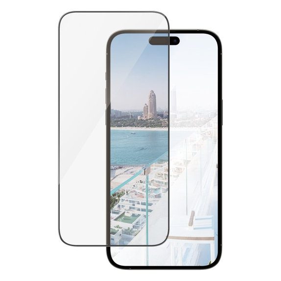 Schutzglas UWF Anti-Reflective AB mit Applikator für iPhone 14 Pro Max, Schwarz, PanzerGlass