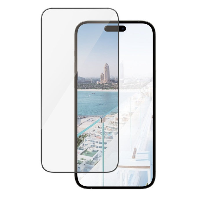 Schutzglas UWF Anti-Reflective AB mit Applikator für iPhone 14 Pro Max, Schwarz, PanzerGlass