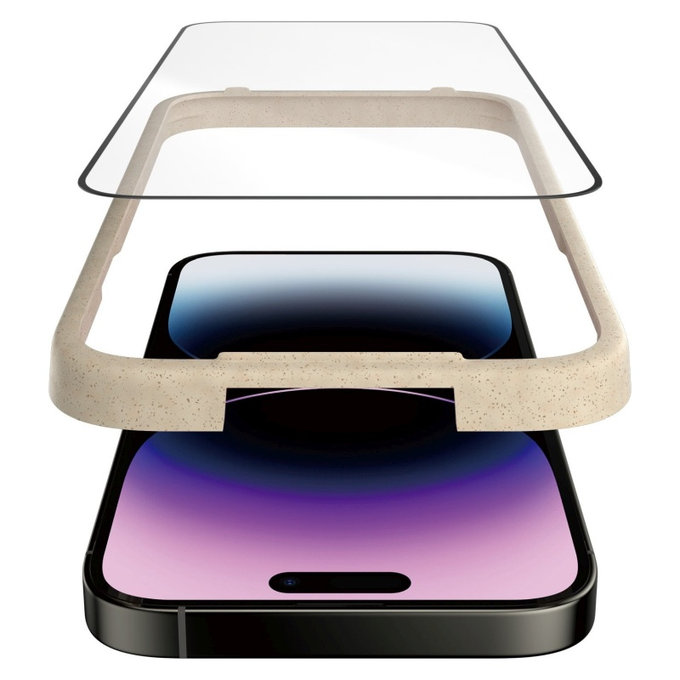Schutzglas UWF Anti-Reflective AB mit Applikator für iPhone 14 Pro Max, Schwarz, PanzerGlass