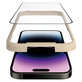 Schutzglas UWF Anti-Reflective AB mit Applikator für iPhone 14 Pro Max, Schwarz, PanzerGlass