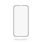 FixPremium FullCover Glass - Gehärtetes Glas für iPhone 14 Pro