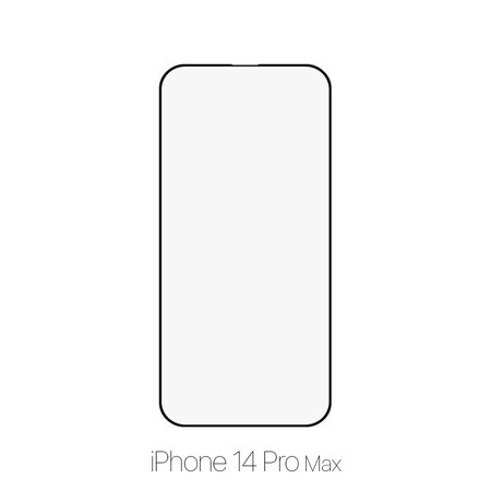 FixPremium FullCover Glass - Gehärtetes Glas für iPhone 14 Pro Max
