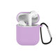 FixPremium - Silikonhülle für AirPods 1 und 2, lila
