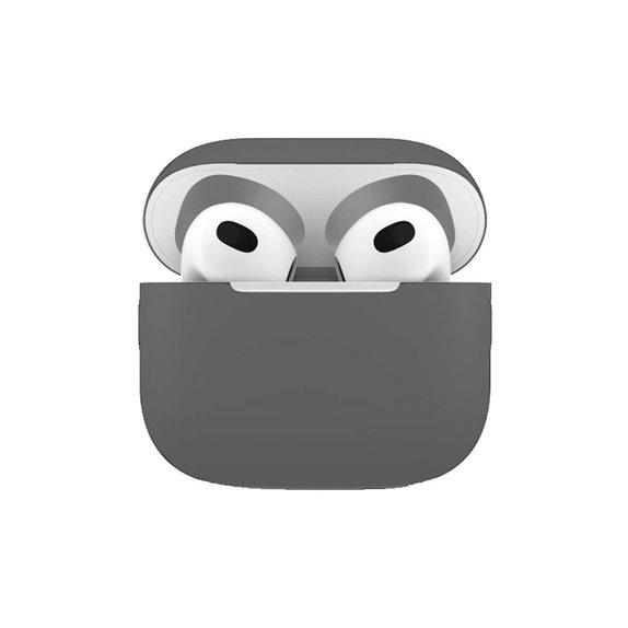FixPremium - Silikonhülle für AirPods 3, space grey