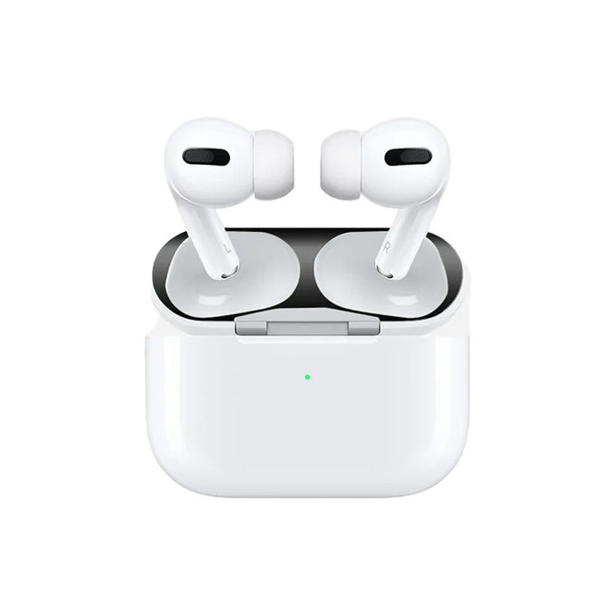 FixPremium - Staubaufkleber für AirPods Pro, schwarz
