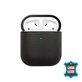 FixPremium - Lederetui für AirPods 1 und 2, schwarz