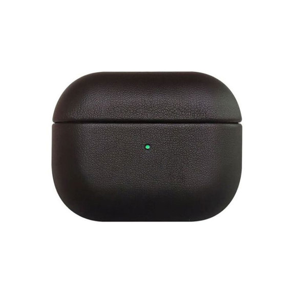 FixPremium - Lederetui für AirPods 3, schwarz
