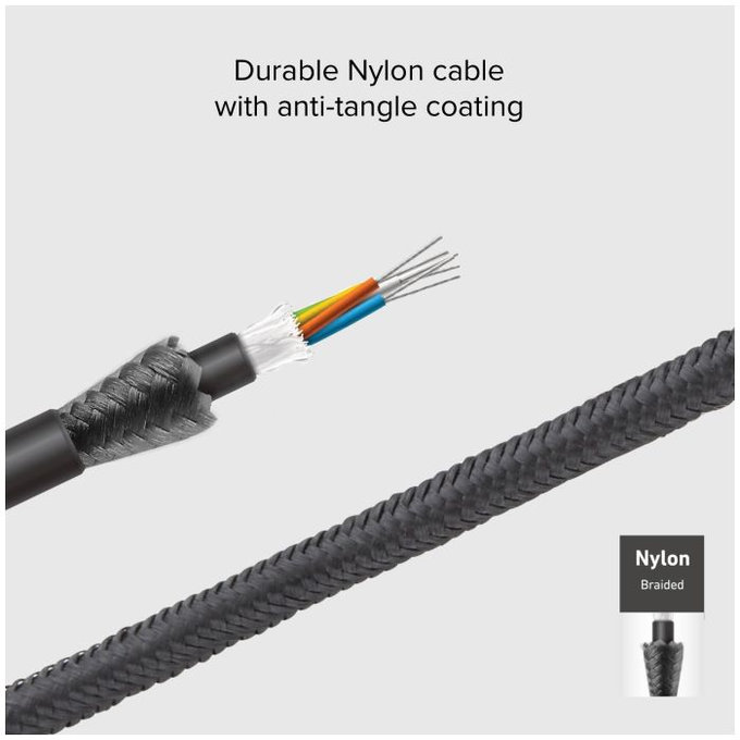 SBS - USB-C / USB-C Kabel mit LCD a PowerDelivery 100W (1m), schwarz