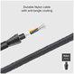 SBS - USB-C / USB-C Kabel mit LCD a PowerDelivery 100W (1m), schwarz