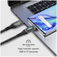 SBS - USB-C / USB-C Kabel mit LCD a PowerDelivery 100W (1m), schwarz