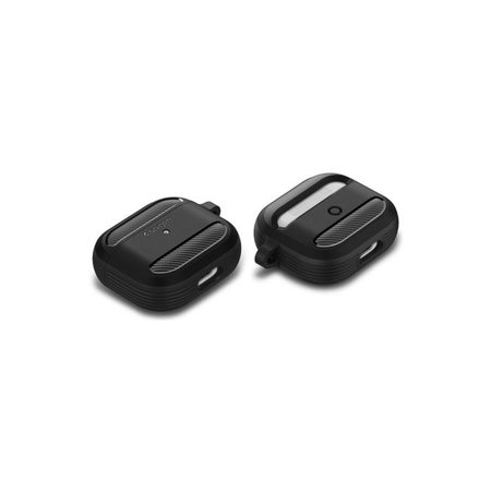 Spigen - Hülle Rugged Armor für Apple AirPods 3, Matte Black