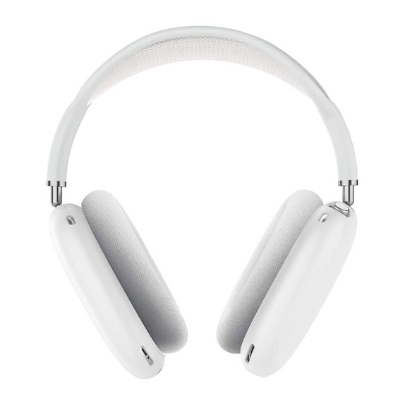 FixPremium - Kopfhörerabdeckungen aus Silikon für AirPods Max, weiß