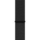 FixPremium - Nylonband für Apple Watch (42, 44, 45 und 49mm), schwarz