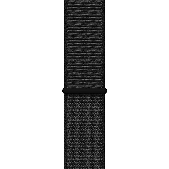 FixPremium - Nylonband für Apple Watch (38, 40 und 41mm), schwarz