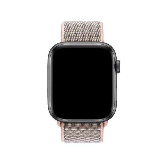 FixPremium - Nylonband für Apple Watch (42, 44, 45 und 49mm), rosa
