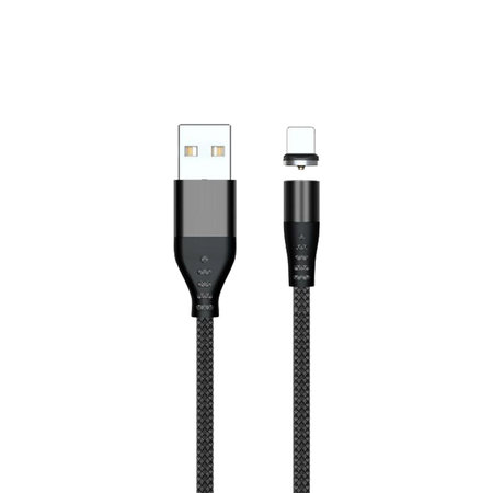 FixPremium - Lightning / USB Magnetisches Kabel (1m), schwarz