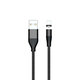FixPremium - Lightning / USB Magnetisches Kabel (2m), schwarz
