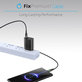 FixPremium - USB-C / USB Kabel mit LED-Anzeige (1m), rot
