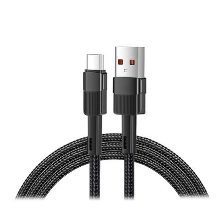 FixPremium - USB-C / USB Kabel mit Schnellladung (1m), schwarz