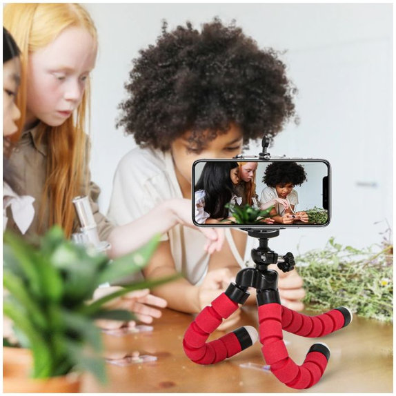 FixPremium - Tripod für Smartphone, schwarz