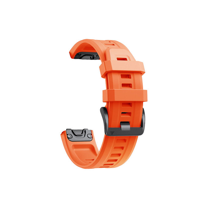 FixPremium - Silikonband für Garmin (QuickFit 26mm), orange