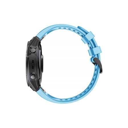 FixPremium - Silikonband für Garmin (QuickFit 26mm), blau