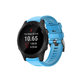 FixPremium - Silikonband für Garmin (QuickFit 26mm), blau