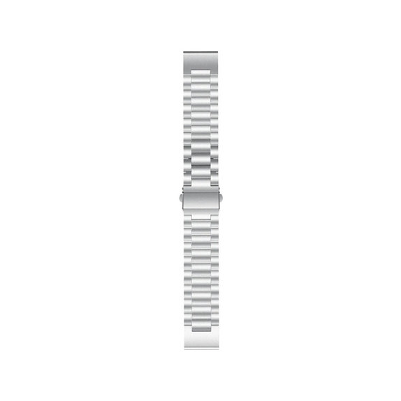 FixPremium - Edelstahlarmband für Garmin (QuickFit 22mm), silber