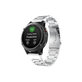 FixPremium - Edelstahlarmband für Garmin (QuickFit 22mm), silber