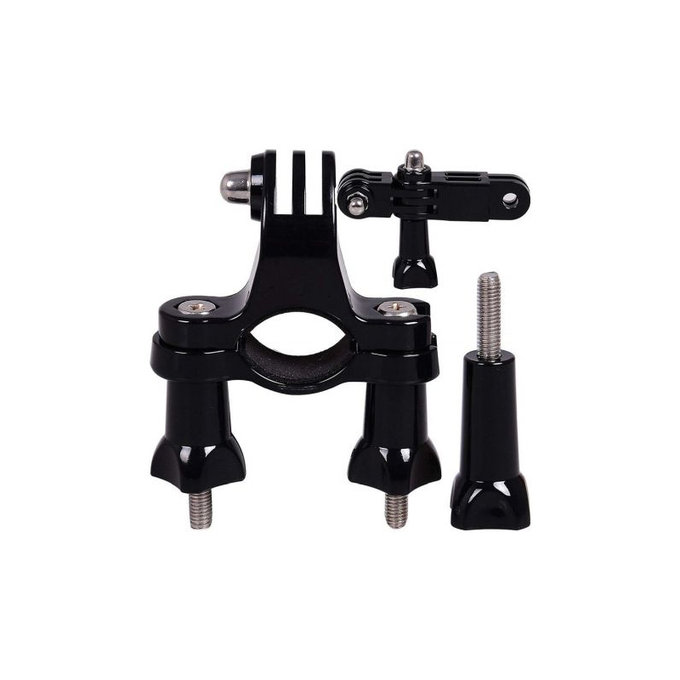 FixPremium - Halterung für Fahrrad/Motorrad für GoPro, schwarz