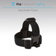 FixPremium - Kopfhalter für GoPro, schwarz