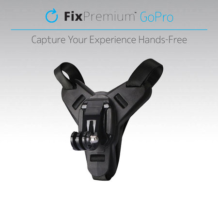 FixPremium - Helmhalter für GoPro, schwarz
