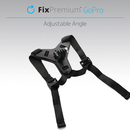 FixPremium - Helmhalter für GoPro, schwarz