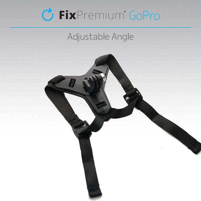 FixPremium - Helmhalter für GoPro, schwarz