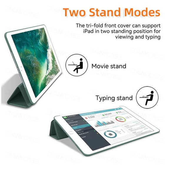 FixPremium - Abdichtende Silikonhülle für iPad Pro 12.9" (4th, 5th Gen), grün