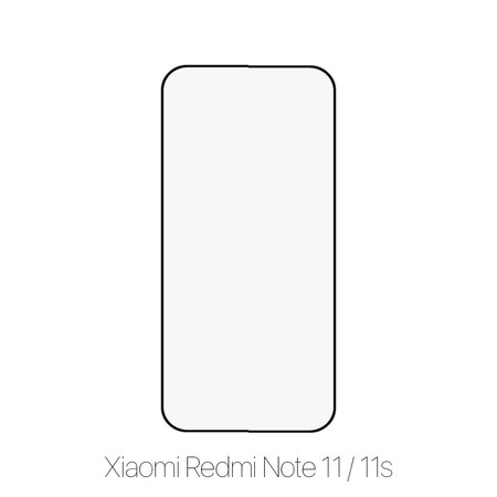 FixPremium FullCover Glass - Gehärtetes Glas für Xiaomi Redmi Note 11 und 11S