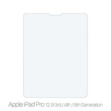 FixPremium Glass - Gehärtetes Glas für Apple iPad Pro 12.9" (3rd Gen 2018, 4th Gen 2020, 5th Gen 2021, 6th Gen 2022)
