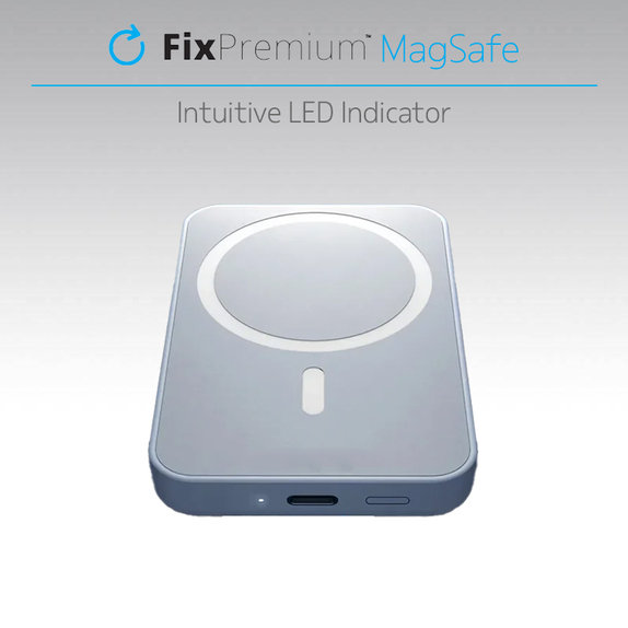 FixPremium - MagSafe PowerBank 5000mAh, schwarz