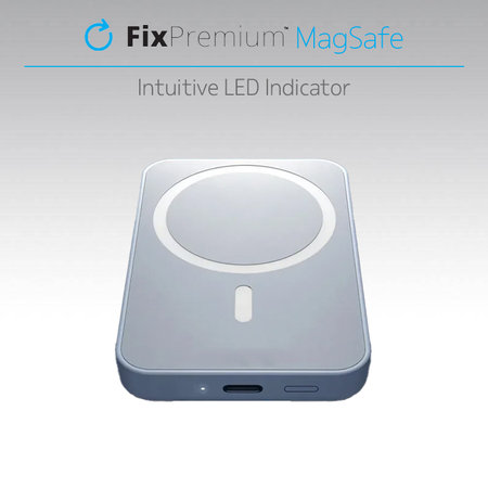 FixPremium - MagSafe PowerBank 10 000 mAh, weiß